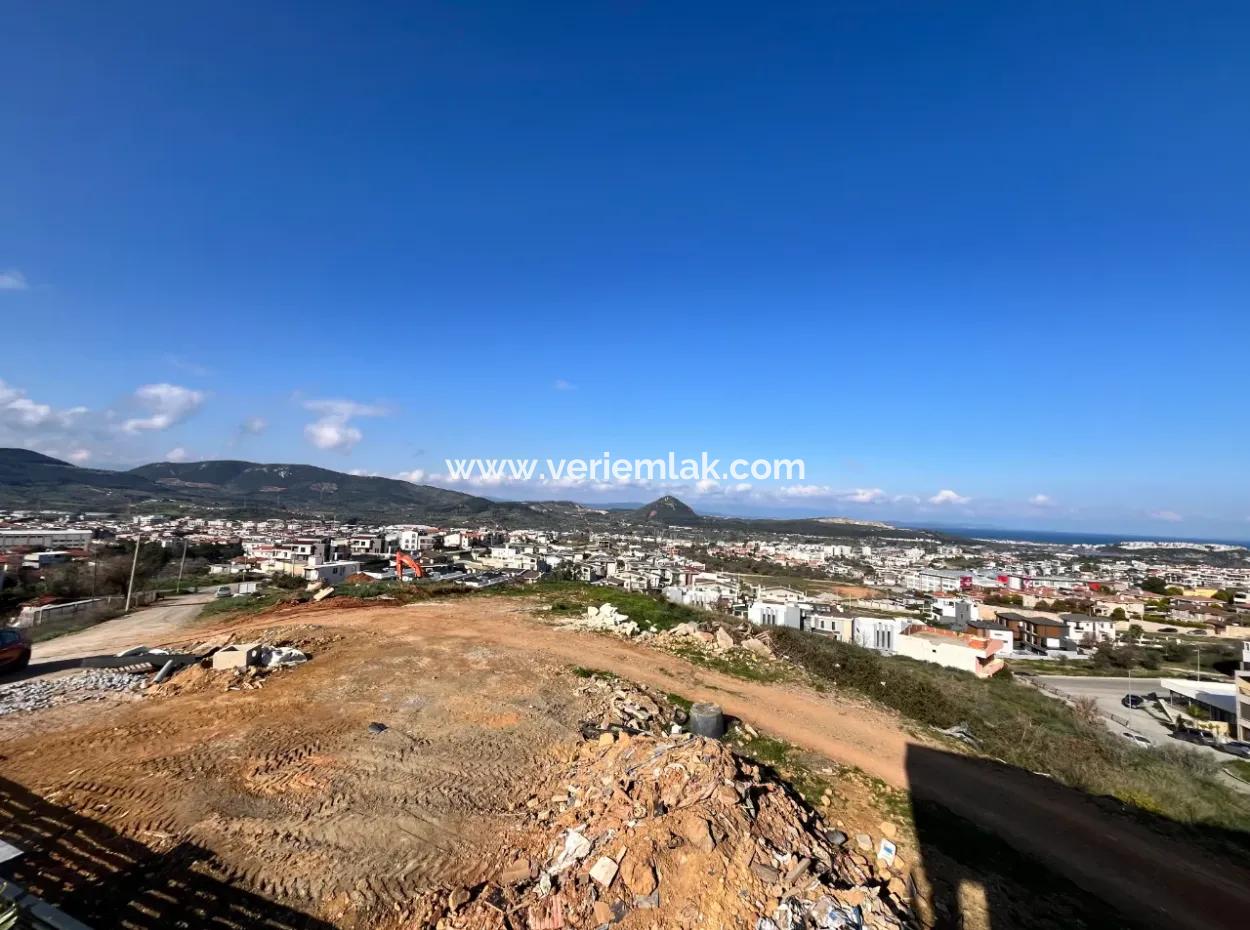 Einzigartiges Grundstück Mit Panoramablick Auf Das Meer Im Bezirk Güzelbahçe Mustafakemal Paşa!