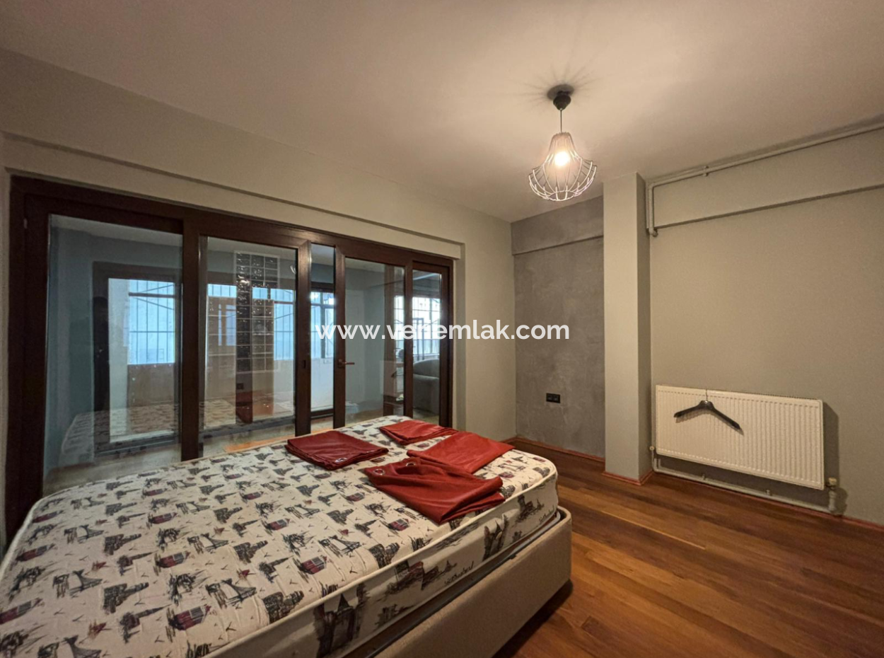 1. Stock 2 1 70M2 Erdgas Möblierte Wohnung Zu Vermieten In Alsancak Kahramanlar!