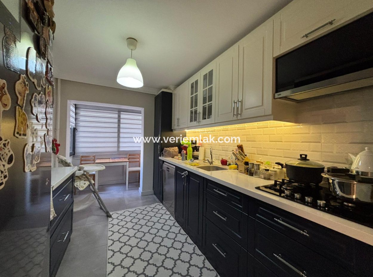 Alsancak Architekt Sinanda Kostenlose 3 1 3. Stock Gelegenheit Wohnung Zu Verkaufen!