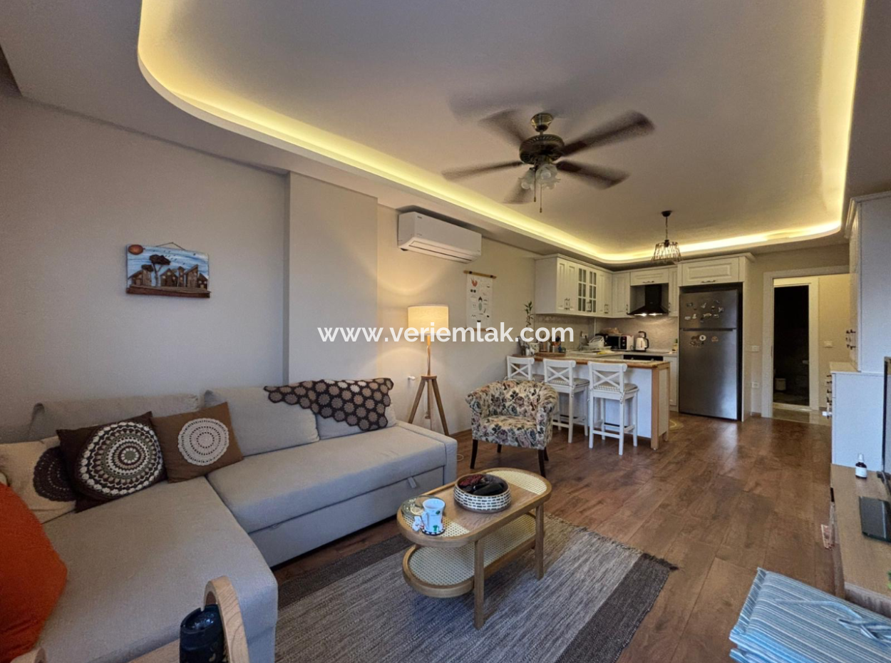 2 1 Kellerwohnung Zum Verkauf In Çeşme Ovacik Mit Herrlicher Aussicht!