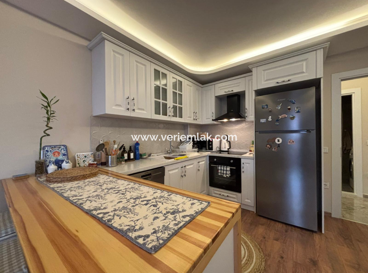 2 1 Kellerwohnung Zum Verkauf In Çeşme Ovacik Mit Herrlicher Aussicht!