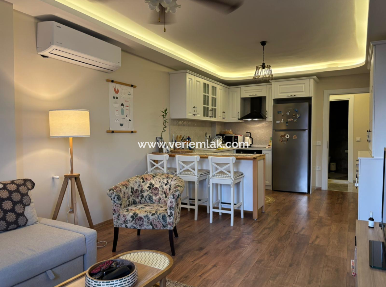 2 1 Kellerwohnung Zum Verkauf In Çeşme Ovacik Mit Herrlicher Aussicht!