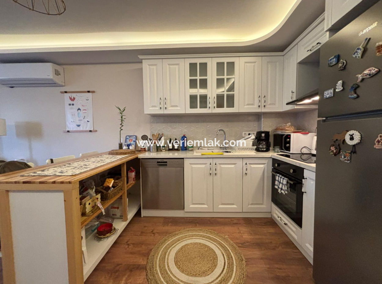 2 1 Kellerwohnung Zum Verkauf In Çeşme Ovacik Mit Herrlicher Aussicht!