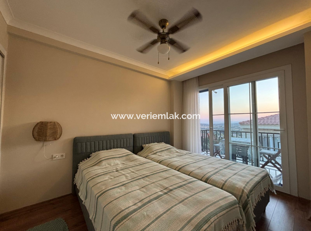 2 1 Kellerwohnung Zum Verkauf In Çeşme Ovacik Mit Herrlicher Aussicht!