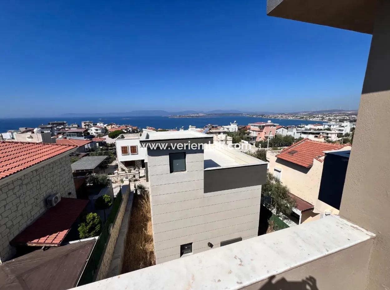 Freistehende 4 1 Villa Mit Meerblick In Seferihisar Akarca – Elmastaş Gebiet