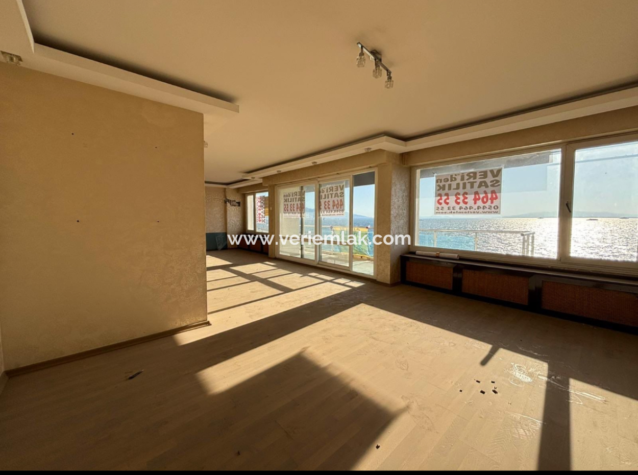 2 1 175M2 Ganzstöckiger Arbeitsplatz Zu Vermieten Mit Meerblick An Der Promenade Von Alsancak!
