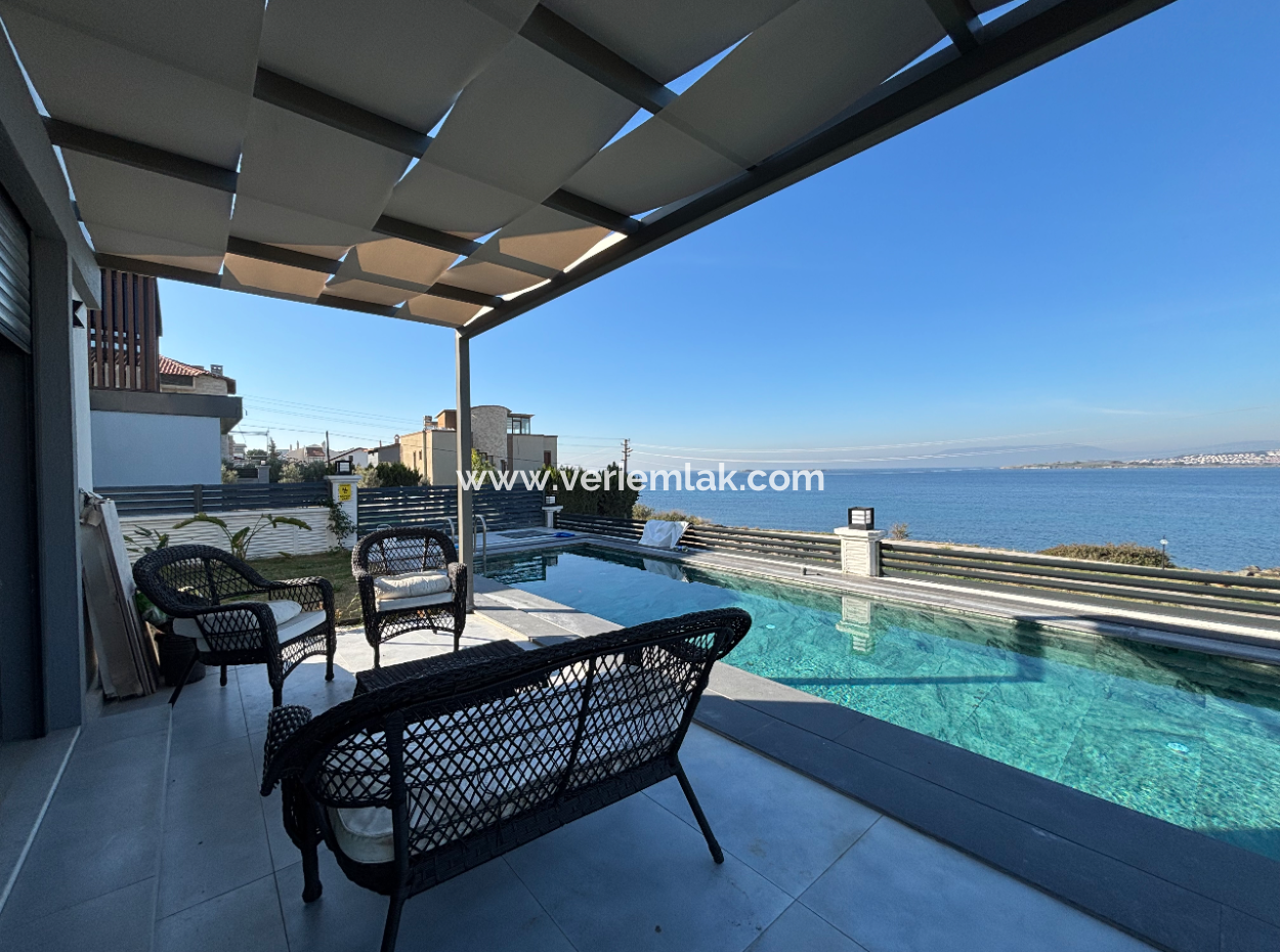 Lebiderya Freistehende Villa Zum Verkauf In Seferihisar Akarca