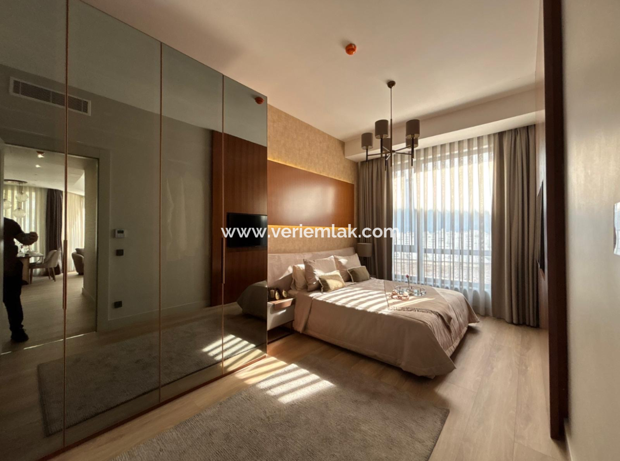 Alsancak Evora Projekt 2 1 15. Stock Sea View-Wohnung Zur Vermietung!