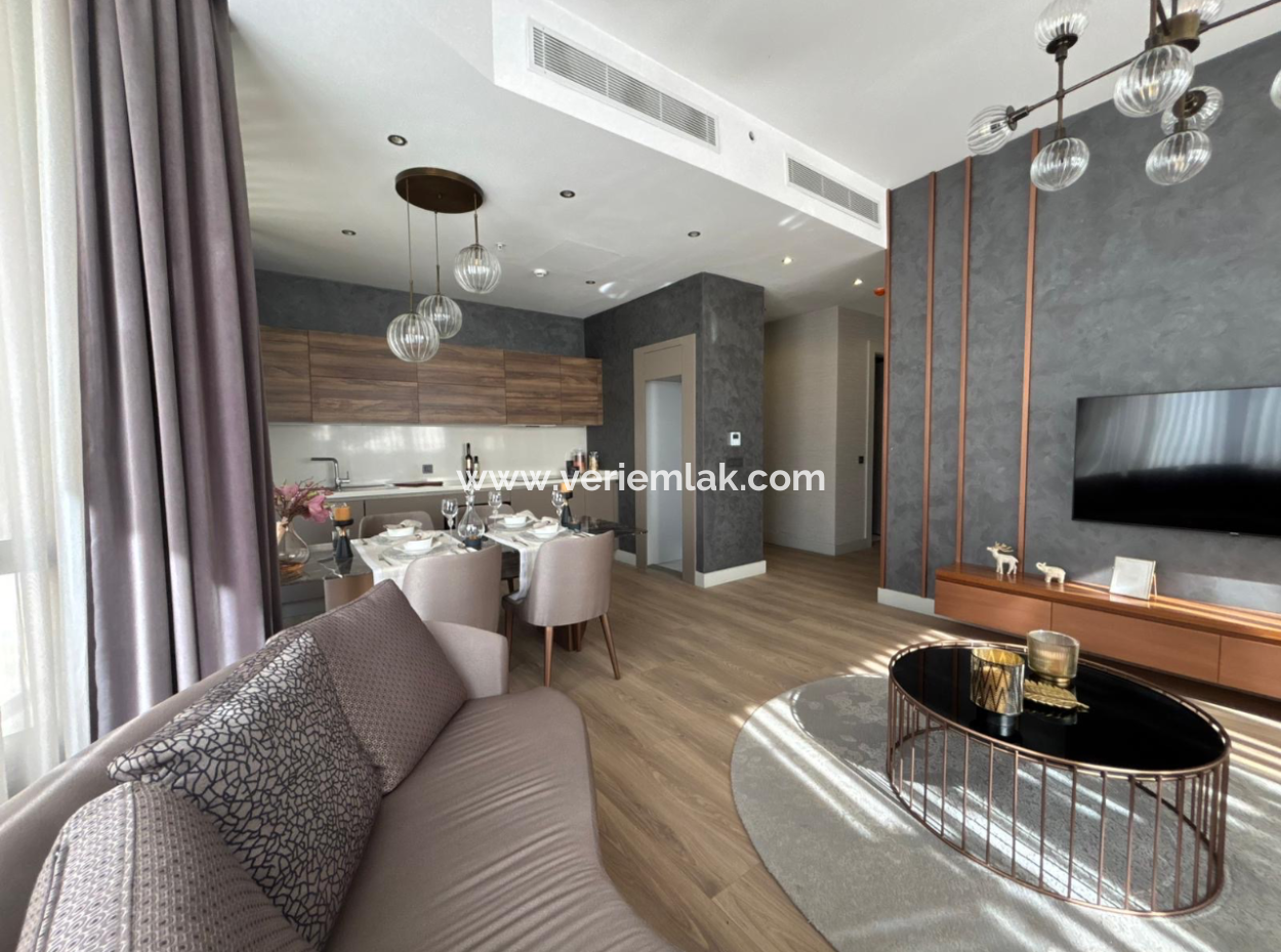 Alsancak Evora Projekt 2 1 15. Stock Sea View-Wohnung Zur Vermietung!