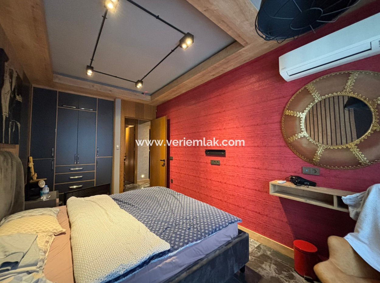 Luxuriöse 2 1 Möblierte Wohnung Zum Verkauf In Der Nähe Des Alsancak Talatpaşa Boulevards!