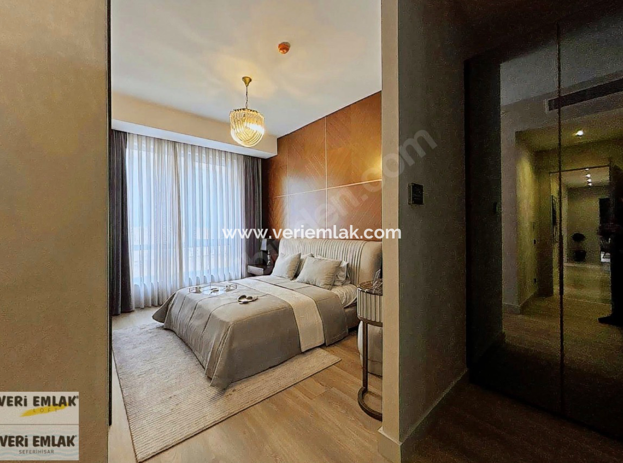 3 1 19. Etage Sea View-Wohnung Zu Mieten Im Alsancak Evora-Projekt!