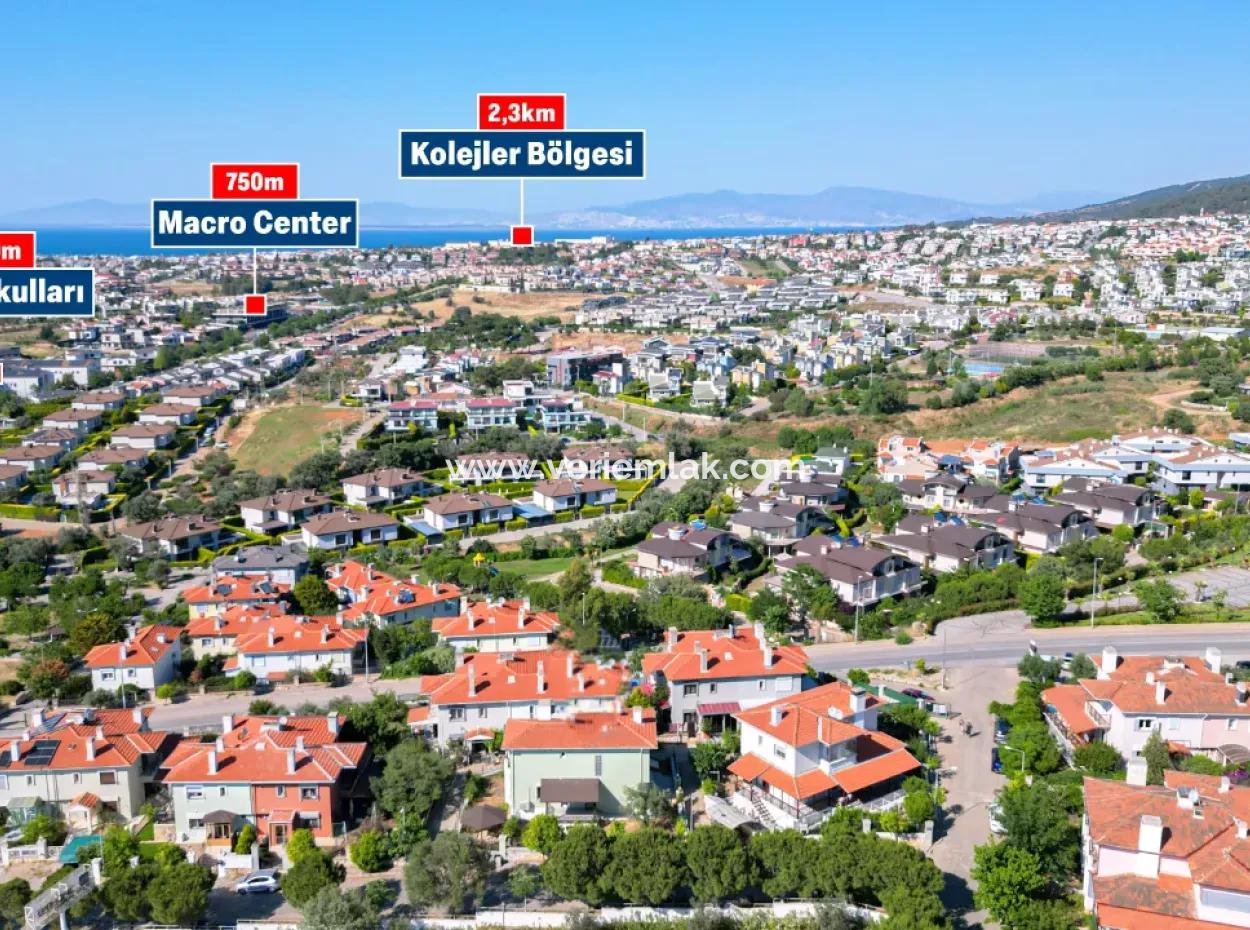 Bahçeli – Şömineli – 3 1 Villa Zu Mieten Auf Der Anwaltsseite Von Güzelbahçe Kahramandere
