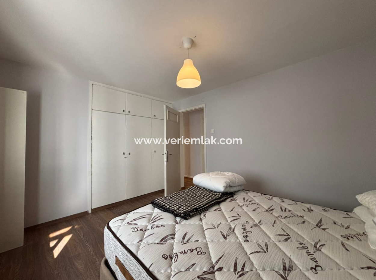 Alsancak Fair View Cellar 3 1 Möblierte 5. Stock Geräumige Wohnung Zur Vermietung!