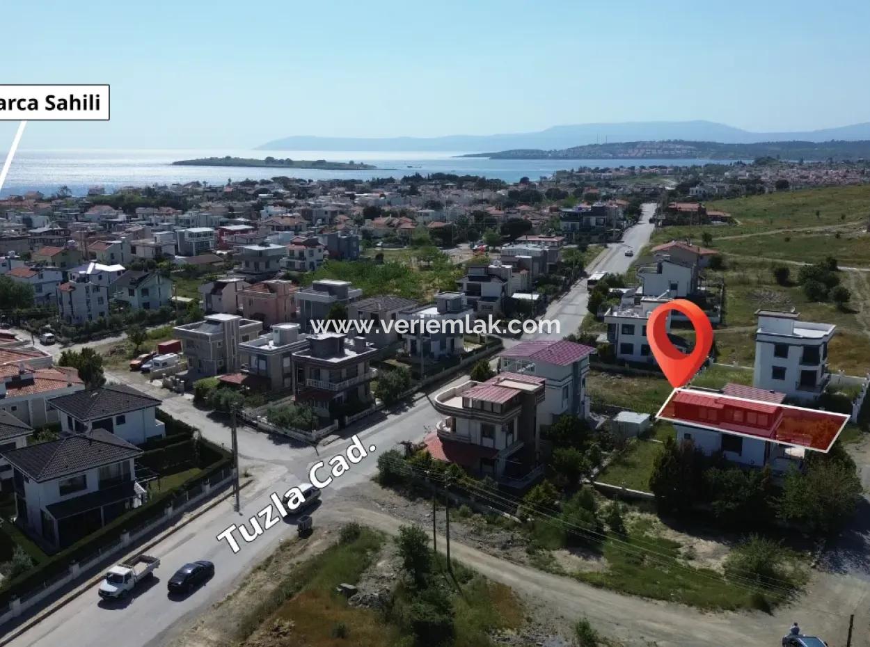 Grundstück Zum Verkauf Mit Villa-Zonierung In Fußläufiger Entfernung Zum Meer In Seferihisar Akarca