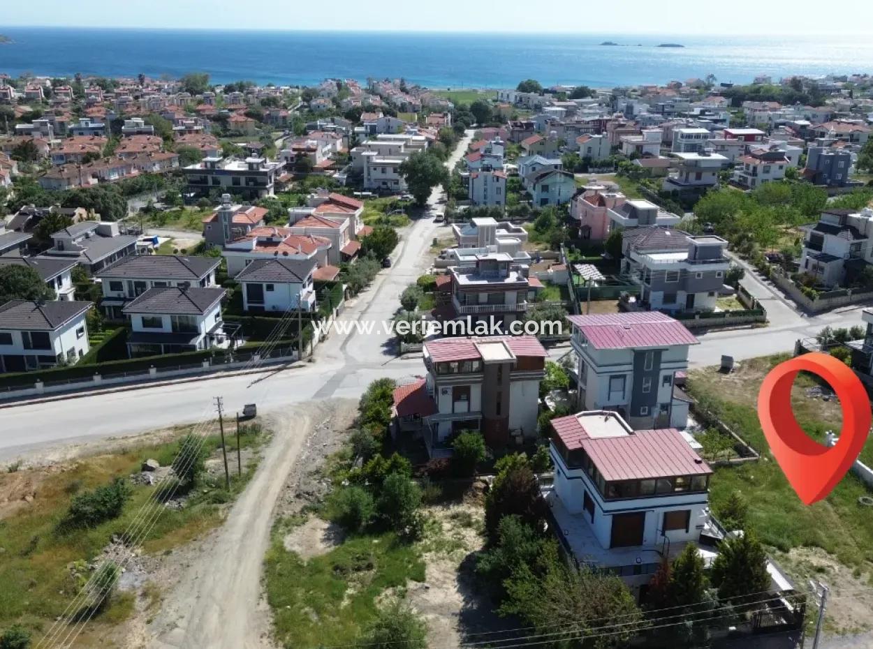 Grundstück Zum Verkauf Mit Villa-Zonierung In Fußläufiger Entfernung Zum Meer In Seferihisar Akarca