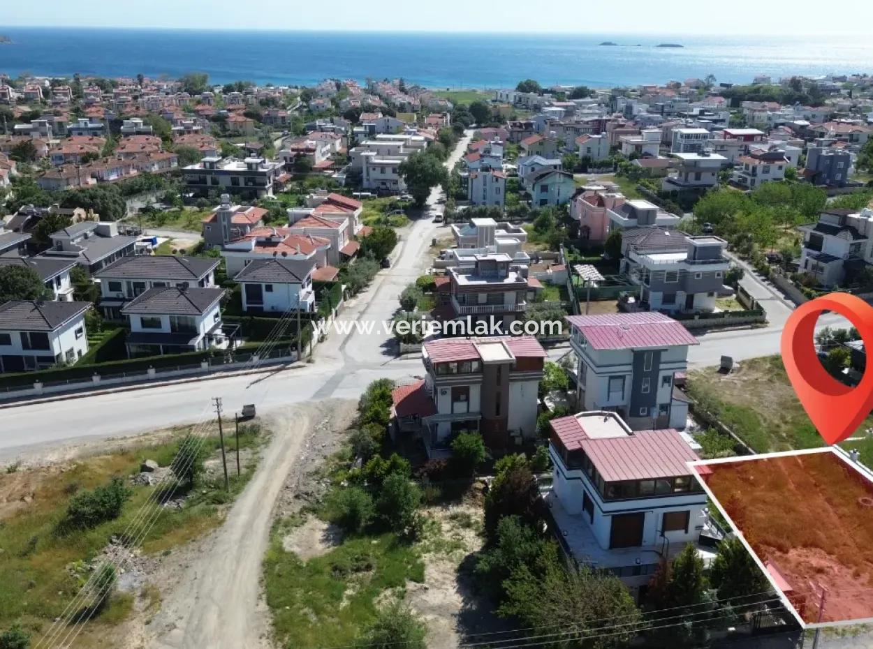 Grundstück Zum Verkauf Mit Villa-Zonierung In Fußläufiger Entfernung Zum Meer In Seferihisar Akarca