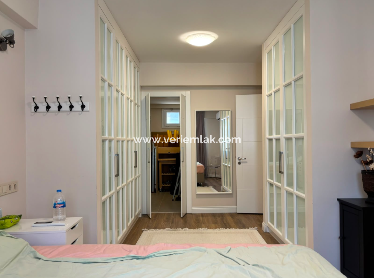 3 1 Luxuriöse Möblierte Wohnung Zur Vermietung Mit Parkplatz In Karşiyaka Demirköprü!