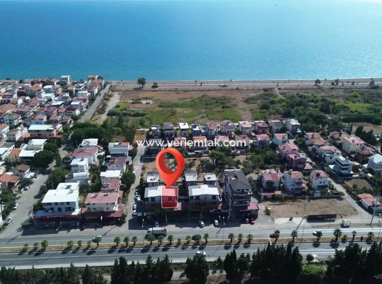 Luxuriöses Duplex Auf Einem Gelände Mit Meerblick Und Pool In Seferihisar Doğanbey!