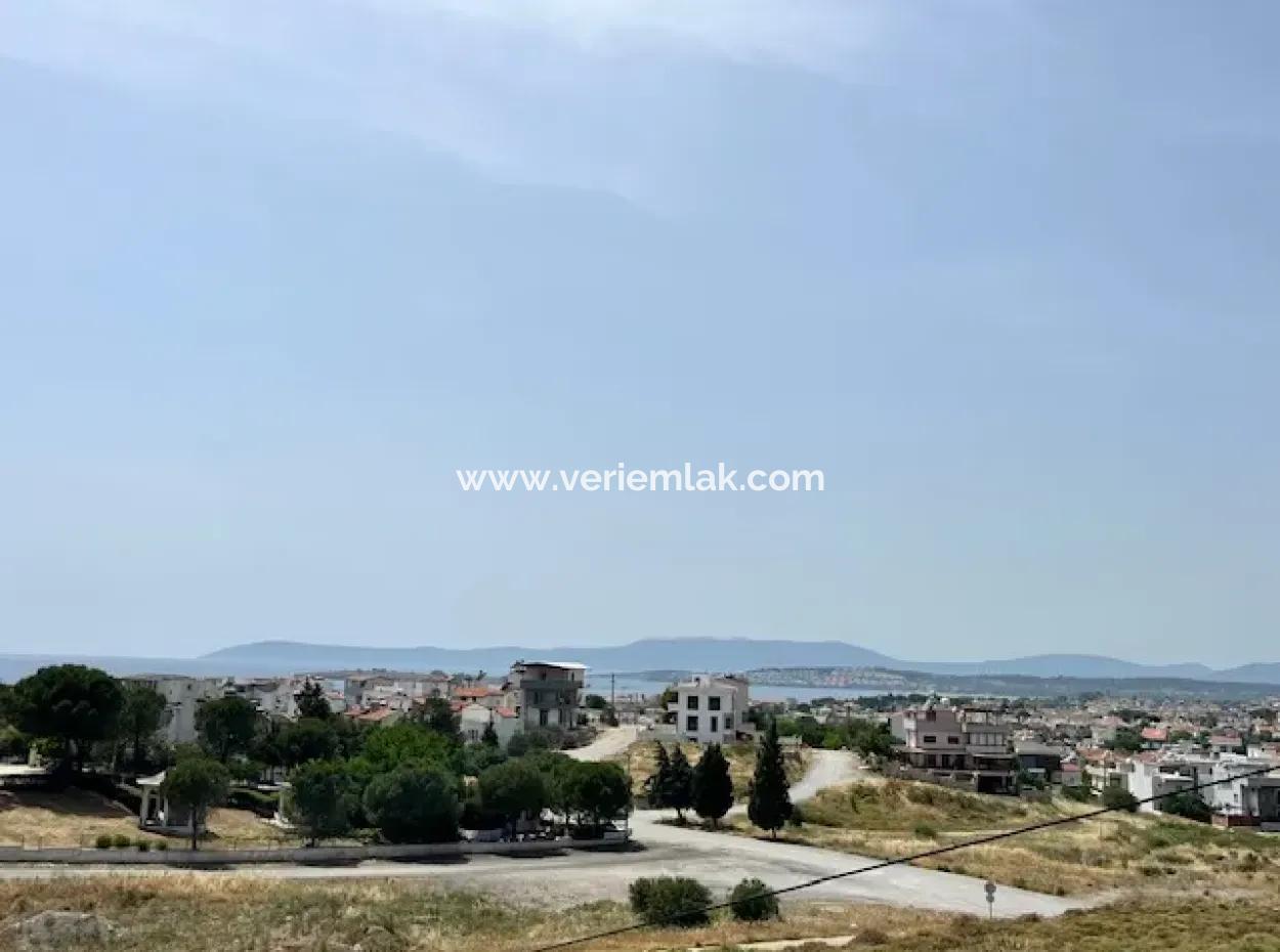 Brandneue Villa Mit Meerblick In Eckgrundstück In Seferihisar Akarca