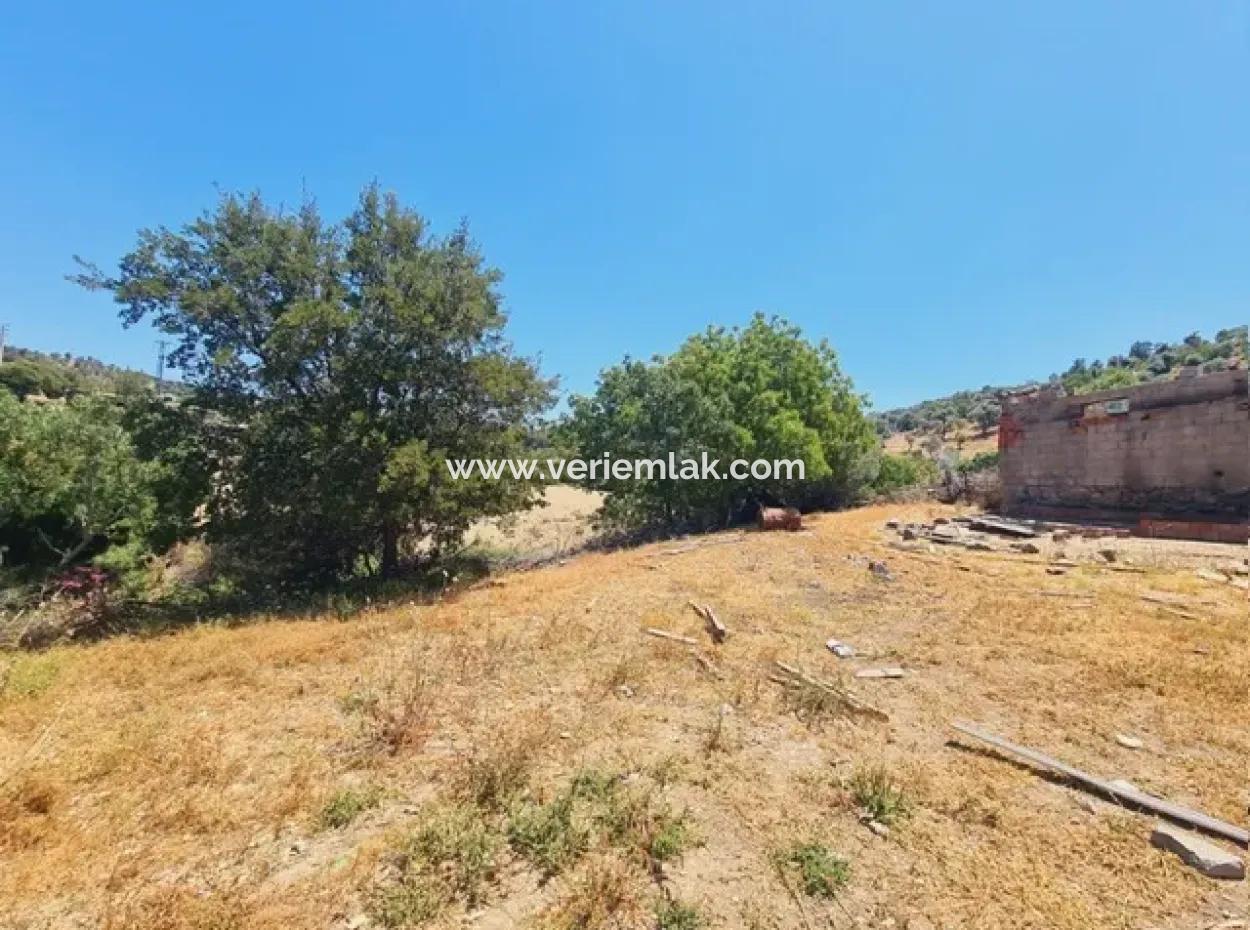 1000M2 Zoniertes Grundstück In Seferihisar Ulamış