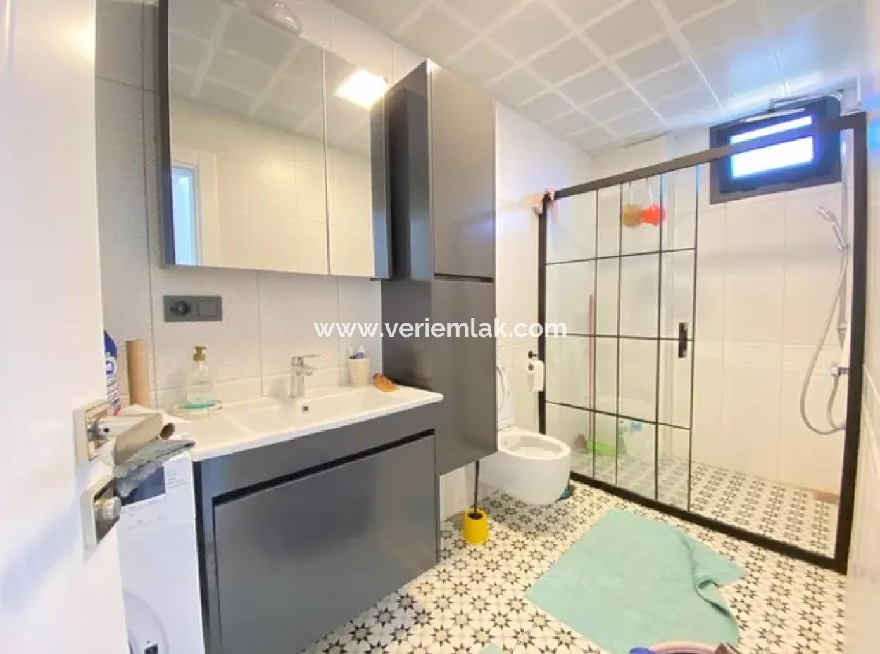 Duplex-Villa Zum Verkauf In Seferihisar Akarcada 150 Meter Zum Strand, 3 1 Terrasse