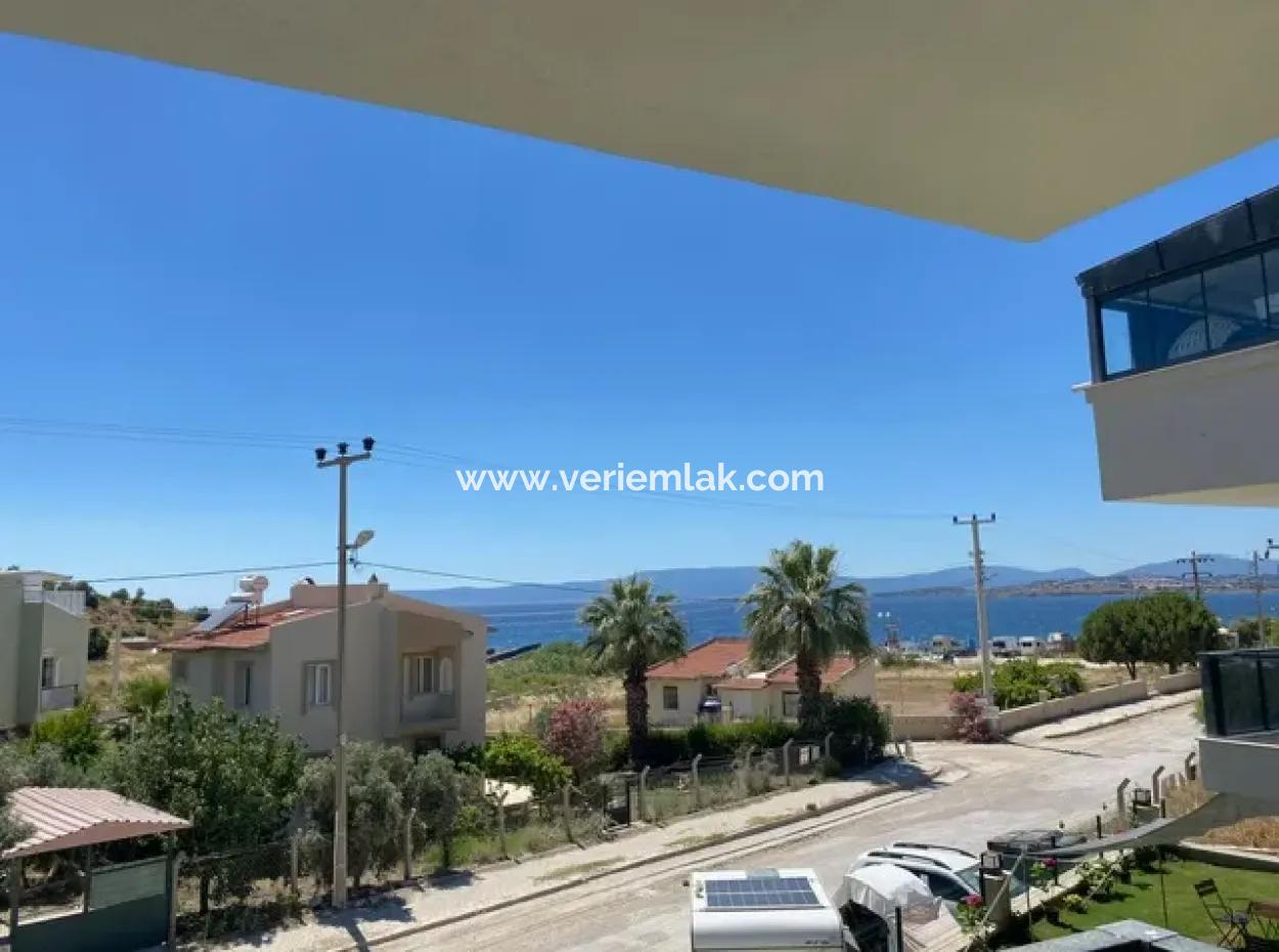 Duplex-Villa Zum Verkauf In Seferihisar Akarcada 150 Meter Zum Strand, 3 1 Terrasse