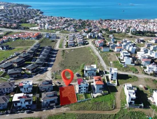 Seferihisar Akarca In Tepecik | Meerblick | Im Geländebereich | Zwillingsvilla Als Grundstück Zum Verkauf Ausgewiesen