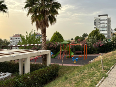 Möblierte Wohnung Zu Vermieten Im Palmiye Park Terrace Complex In Çiğli Evka 5!