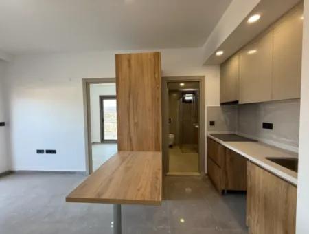 Brandneu 1 1 Wohnung Zum Verkauf Auf Einem Grundstück Mit Pool In Urla Gülbahçe