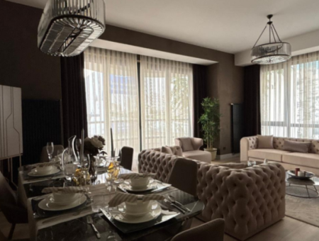 3 1 19. Etage Sea View-Wohnung Zu Mieten Im Alsancak Evora-Projekt!