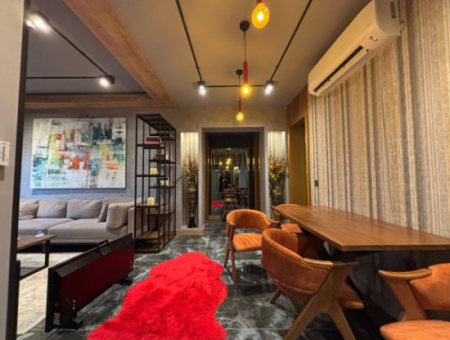 Luxuriöse 2 1 Möblierte Wohnung Zum Verkauf In Der Nähe Des Alsancak Talatpaşa Boulevards!