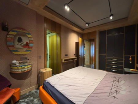 Luxuriöse 2 1 Möblierte Wohnung Zum Verkauf In Der Nähe Des Alsancak Talatpaşa Boulevards!