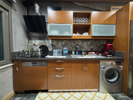 Luxuriöse 2 1 Möblierte Wohnung Zum Verkauf In Der Nähe Des Alsancak Talatpaşa Boulevards!