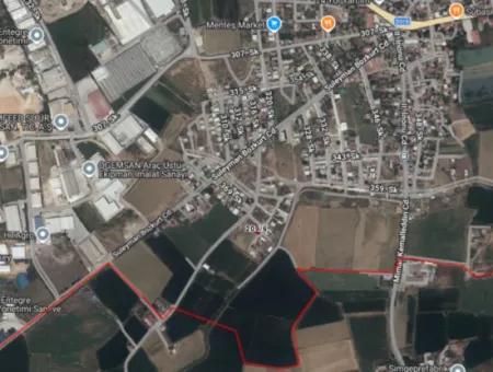 324 M² Großes Eckgrundstück Zoniertes Grundstück Zum Verkauf In Torbalı Subaşı | 30/120 Zonen, 4-Stöckige Baumöglichkeit
