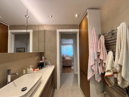 3 1 Luxuriöse Möblierte Wohnung Zur Vermietung Mit Parkplatz In Karşiyaka Demirköprü!