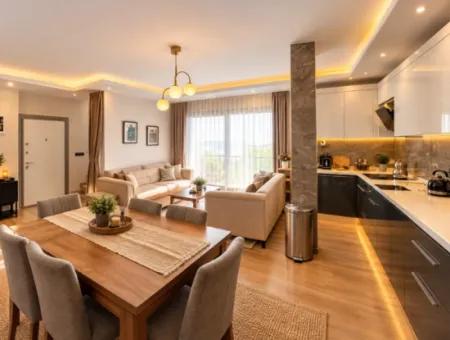 Luxuriöses Duplex Auf Einem Gelände Mit Meerblick Und Pool In Seferihisar Doğanbey!