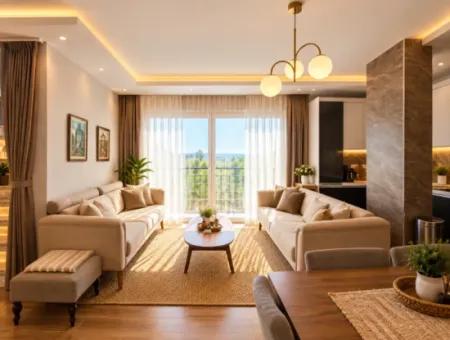 Luxuriöses Duplex Auf Einem Gelände Mit Meerblick Und Pool In Seferihisar Doğanbey!