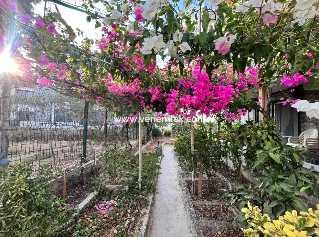 Detached Villa With Sea View And Large Garden In Akarca, Seferihisar