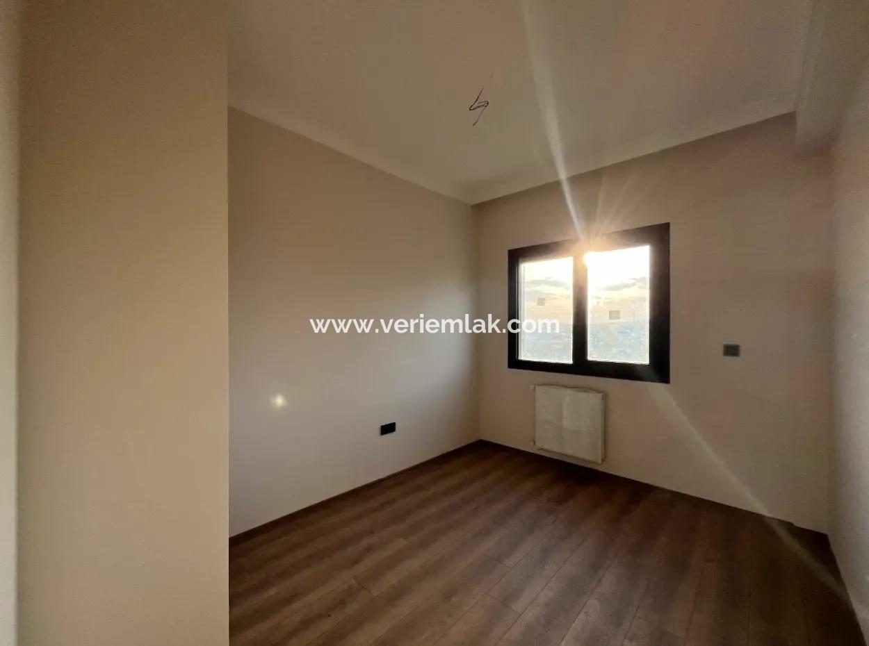 2 1 Brand New Apartment In Seferihisar With Separate Kitchen, Balcony And 3 Built-In Sets!