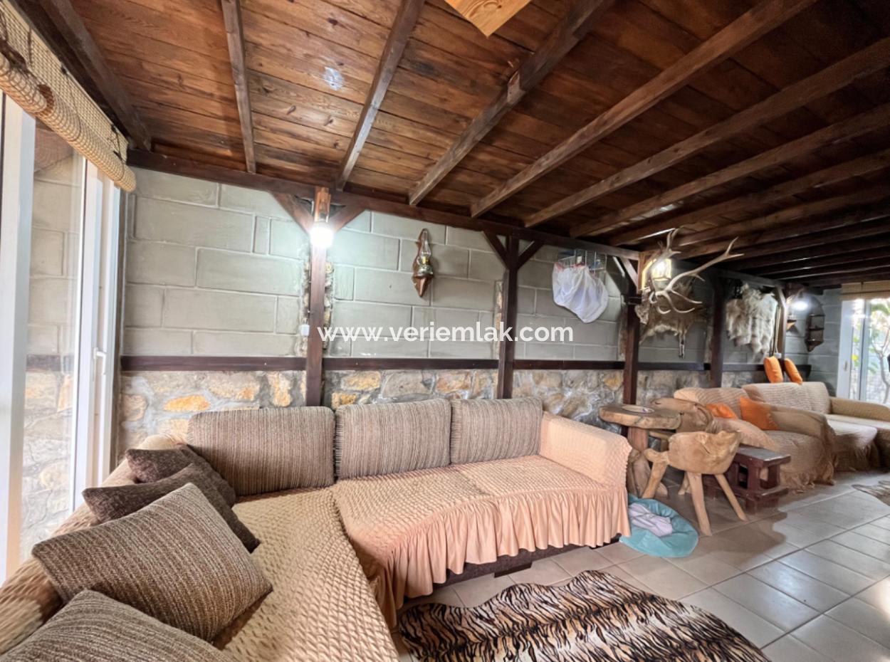 4 1 Detached Villa For Sale With Large Garden In Seferihisar Siğacik Girlen