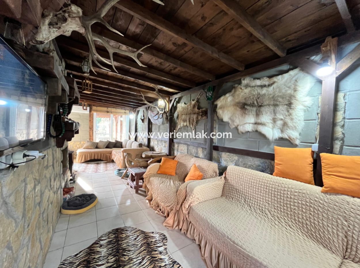 4 1 Detached Villa For Sale With Large Garden In Seferihisar Siğacik Girlen