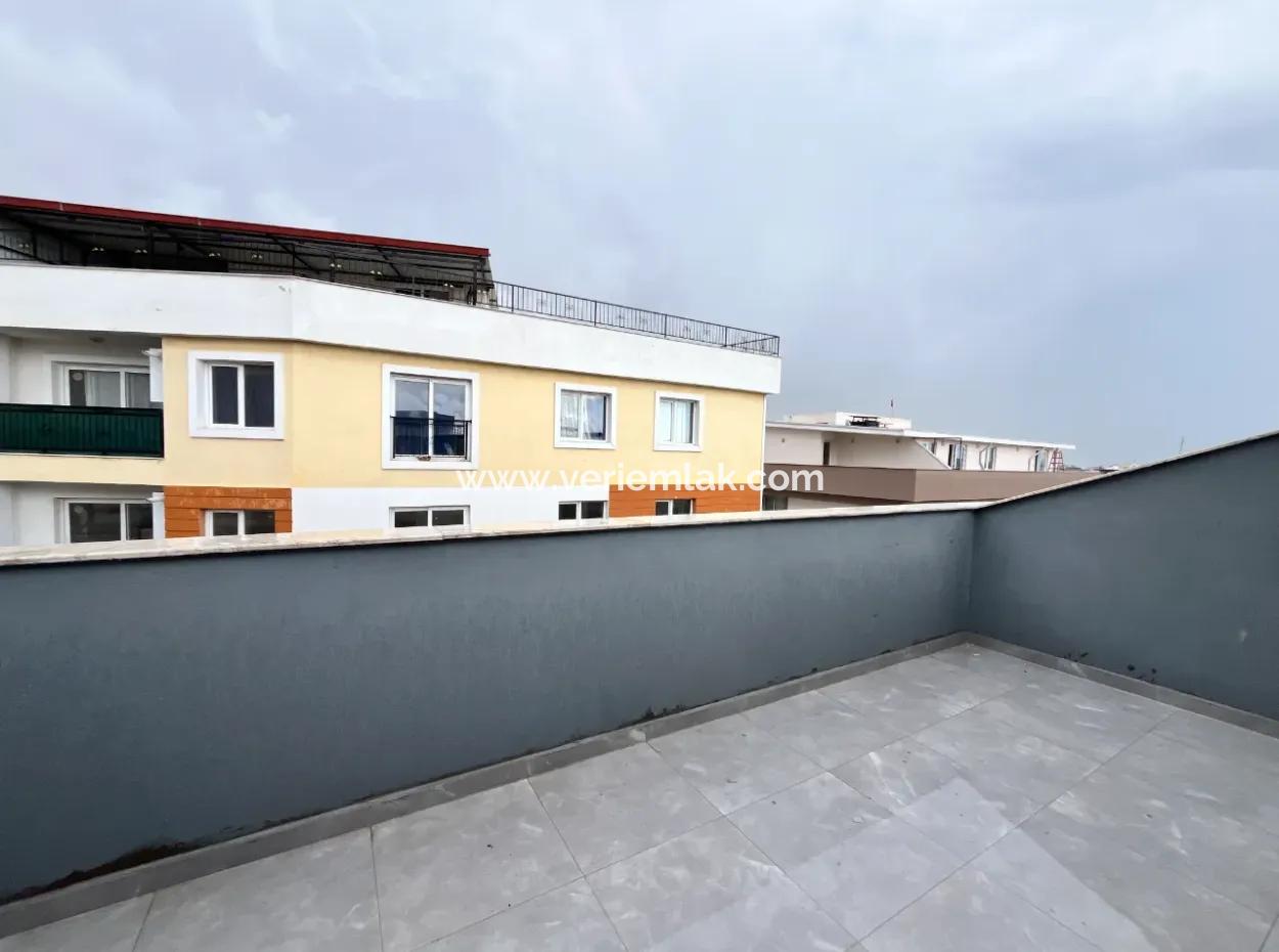 4 1 Terraced Duplex Apartment In Seferihisar Bazaar Center!