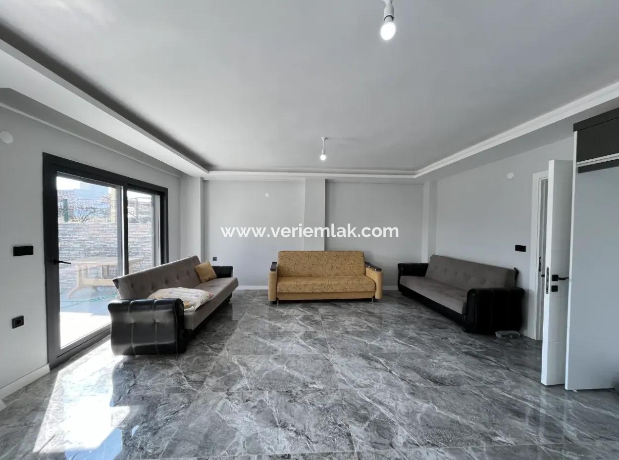 4 Bedrooms 1 Living Room Brand New Villa For Sale With Large Garden In Seferhisar Akarca