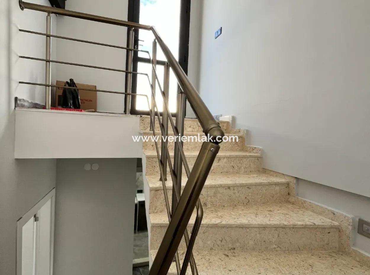 4 Bedrooms 1 Living Room Brand New Villa For Sale With Large Garden In Seferhisar Akarca