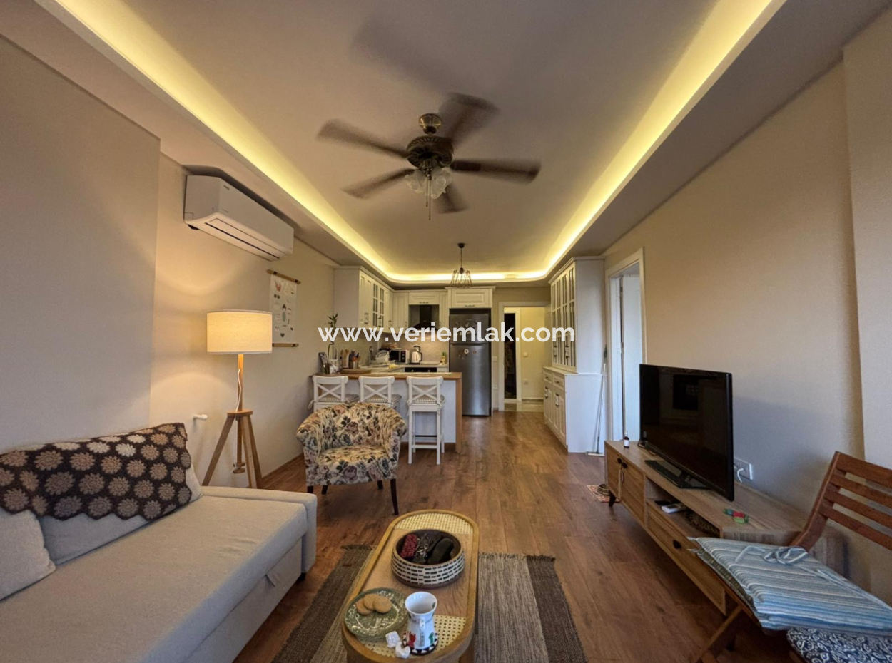 2 1 Cellar Apartment For Sale In Çeşme Ovacik With Amazing View!