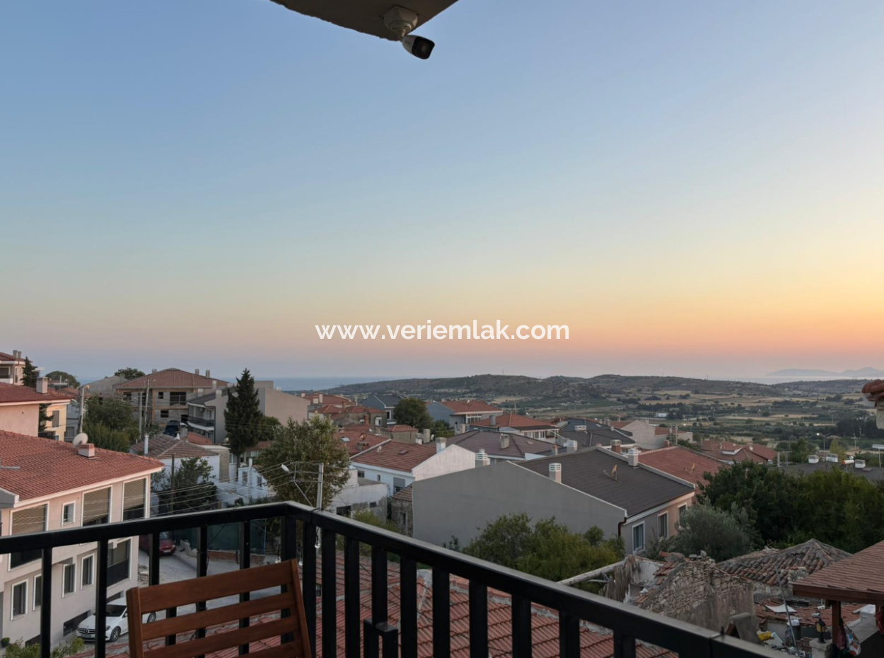 2 1 Cellar Apartment For Sale In Çeşme Ovacik With Amazing View!