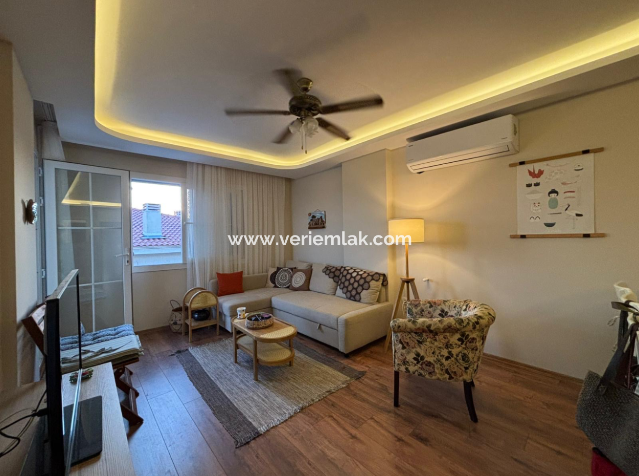 2 1 Cellar Apartment For Sale In Çeşme Ovacik With Amazing View!