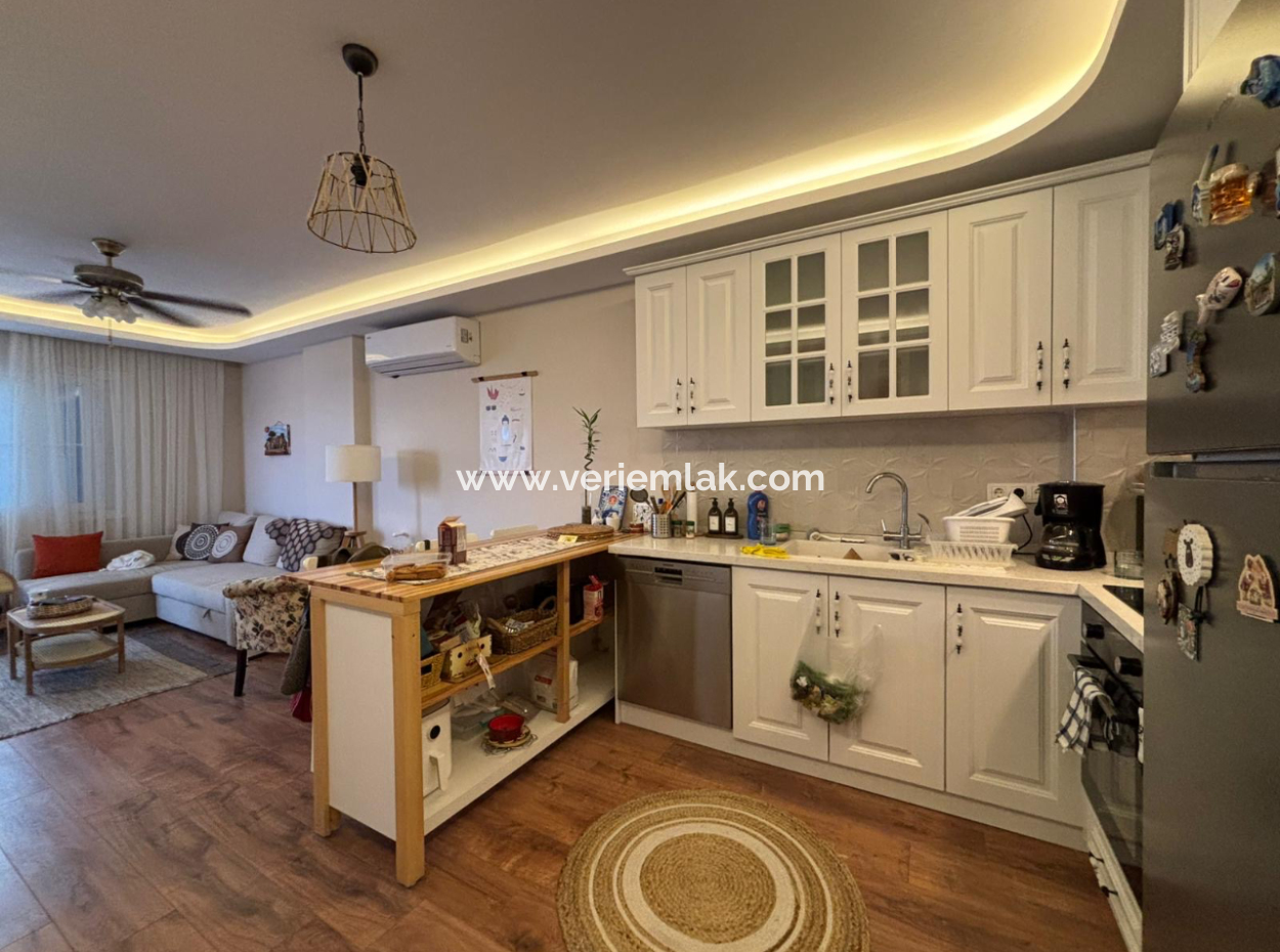 2 1 Cellar Apartment For Sale In Çeşme Ovacik With Amazing View!