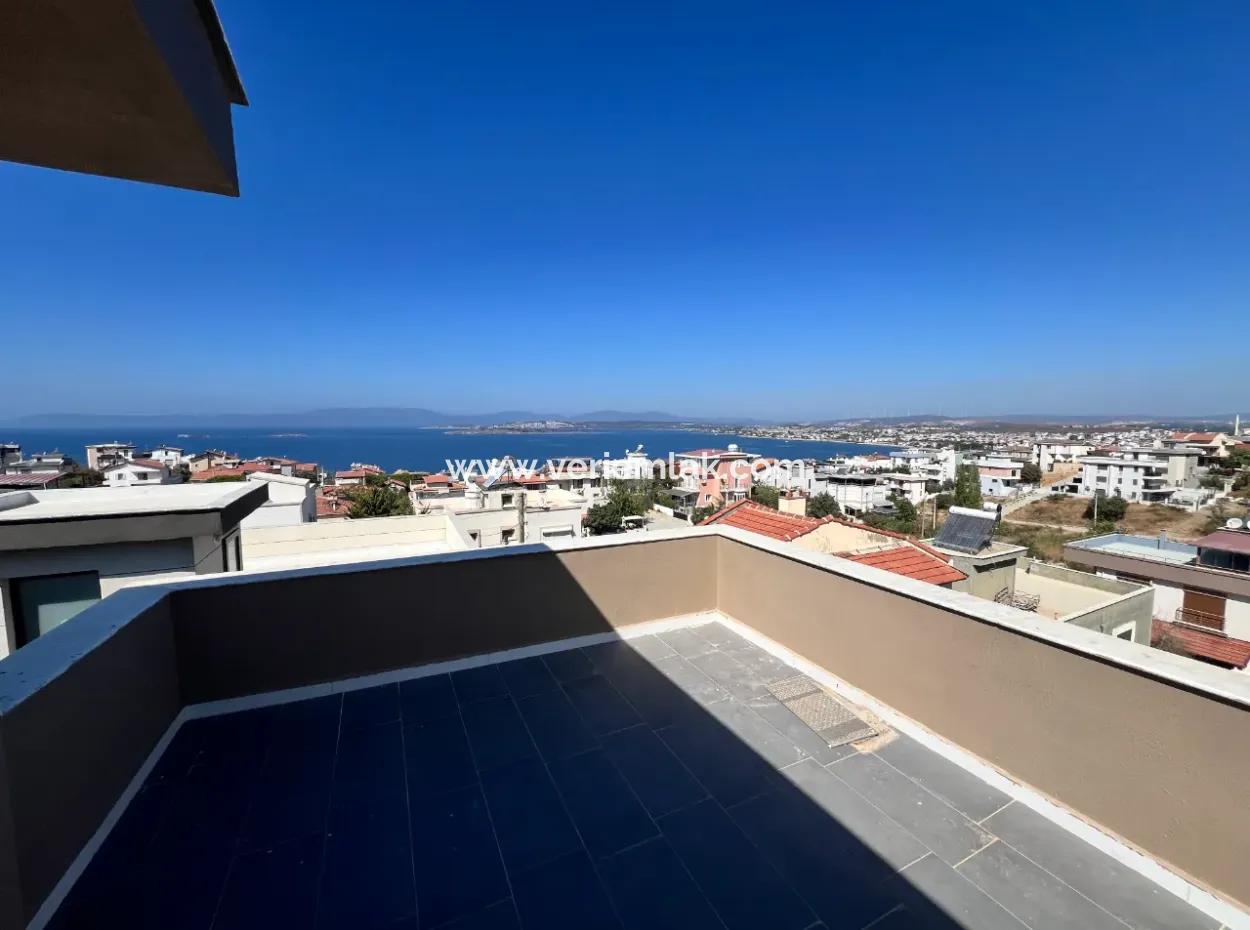 Fully Detached 4 1 Sea View Villa In Seferihisar Akarca – Elmastaş Area