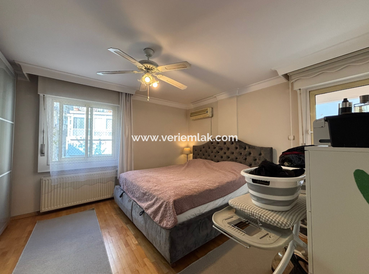 Flat For Sale With Parking Lot In 3Rd Floor 3 1 Genç Building On Alsancak Dutlu Street!